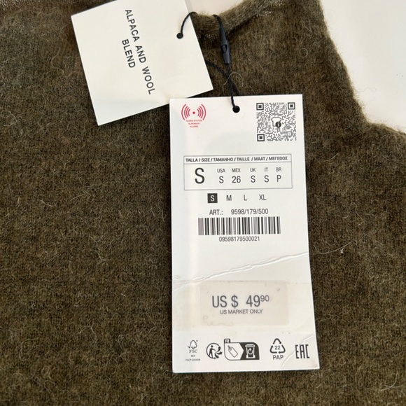 Zara Women's Brown Sweater - Picture 4 of 6